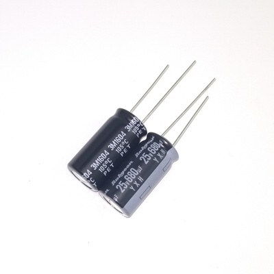 200只红宝石25v680uf电容10*20