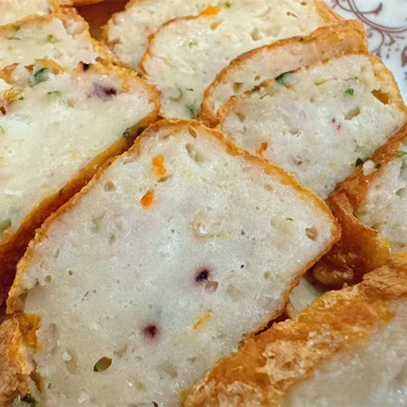 福建特产温州口味 墨鱼饼 鱼饼 乌贼饼  400克左右 真空装 2条生