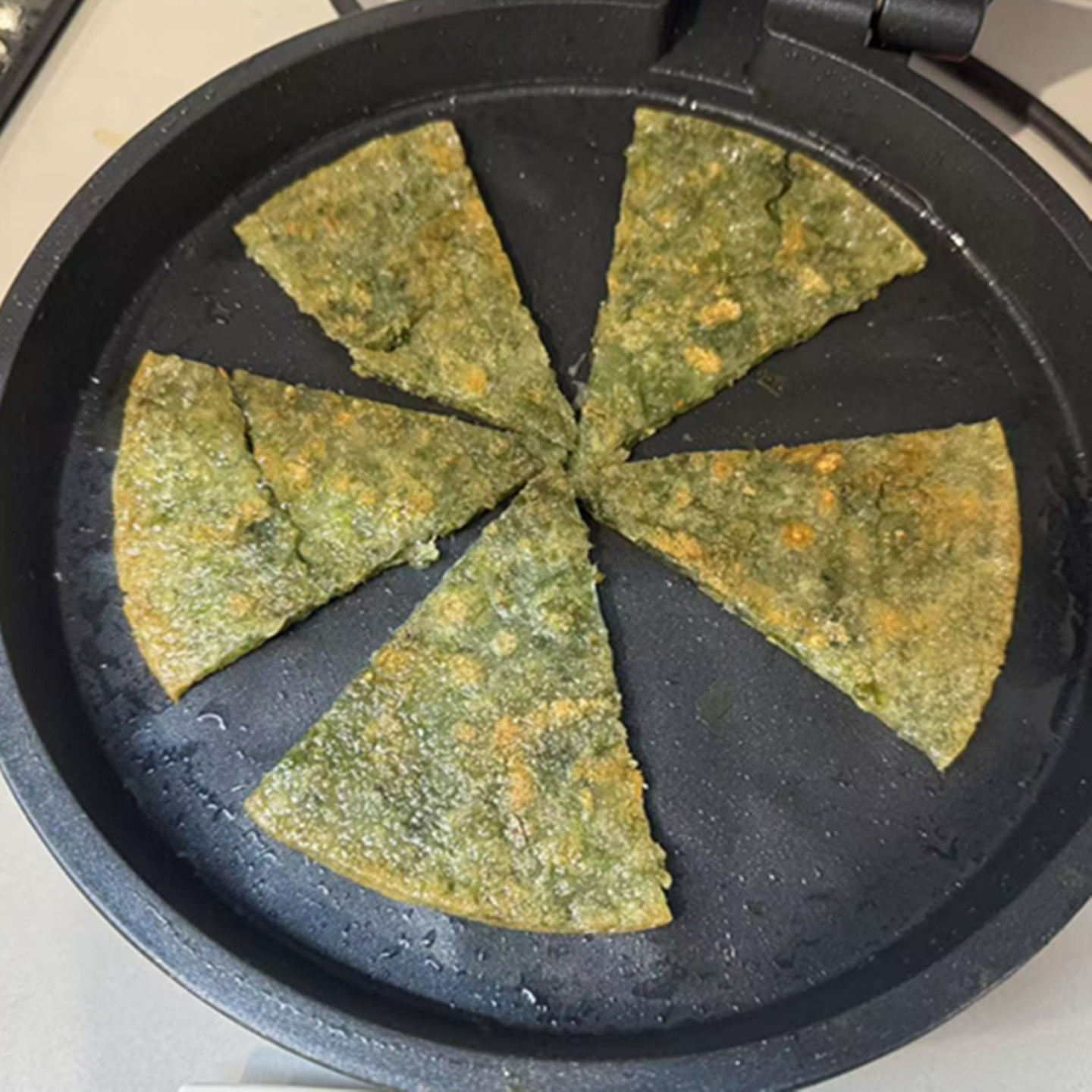 霞关海苔牡蛎饼家庭早餐半成品速冻食品油饼煎紫菜饼苍南特产