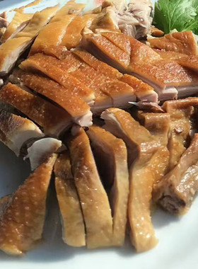 温州特色熟食卤味烧鹅 熏鹅下酒菜冷冻保存加热即食半只