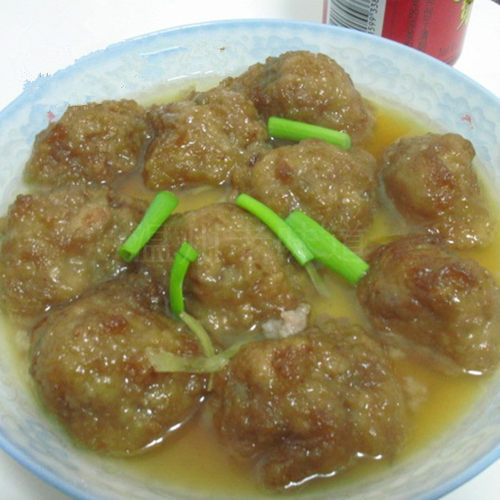 温州特产美食大肉丸狮子头千张肉卷5斤装 温州菜场快餐店卖的肉丸
