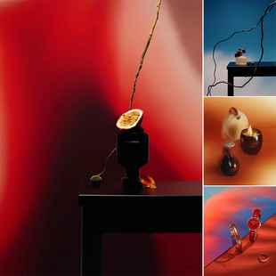 未来感彩虹高级网红渐变背景纸复古创意静物摄影拍照道具高清商业