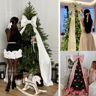 新年情人节装饰蝴蝶结网红店铺墙面橱窗布置摆件拍照打卡道具陈列