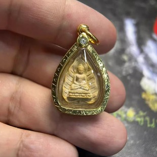 财富心 龙婆爹 瓦辉旺 2519 泰国手工艺品吊坠 龙婆多