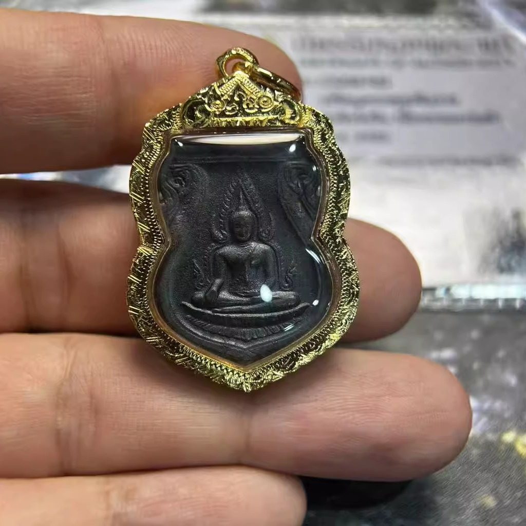 周冠史 照坤see 瓦素塔2485成功佛流行模 美品 泰国手工艺品吊坠