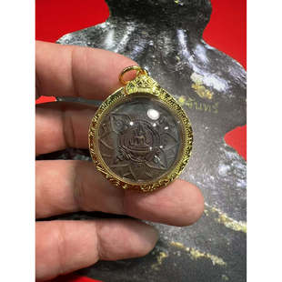 珍品 2518五方莲花 泰国挂饰吊坠 瓦班莱 龙婆坤