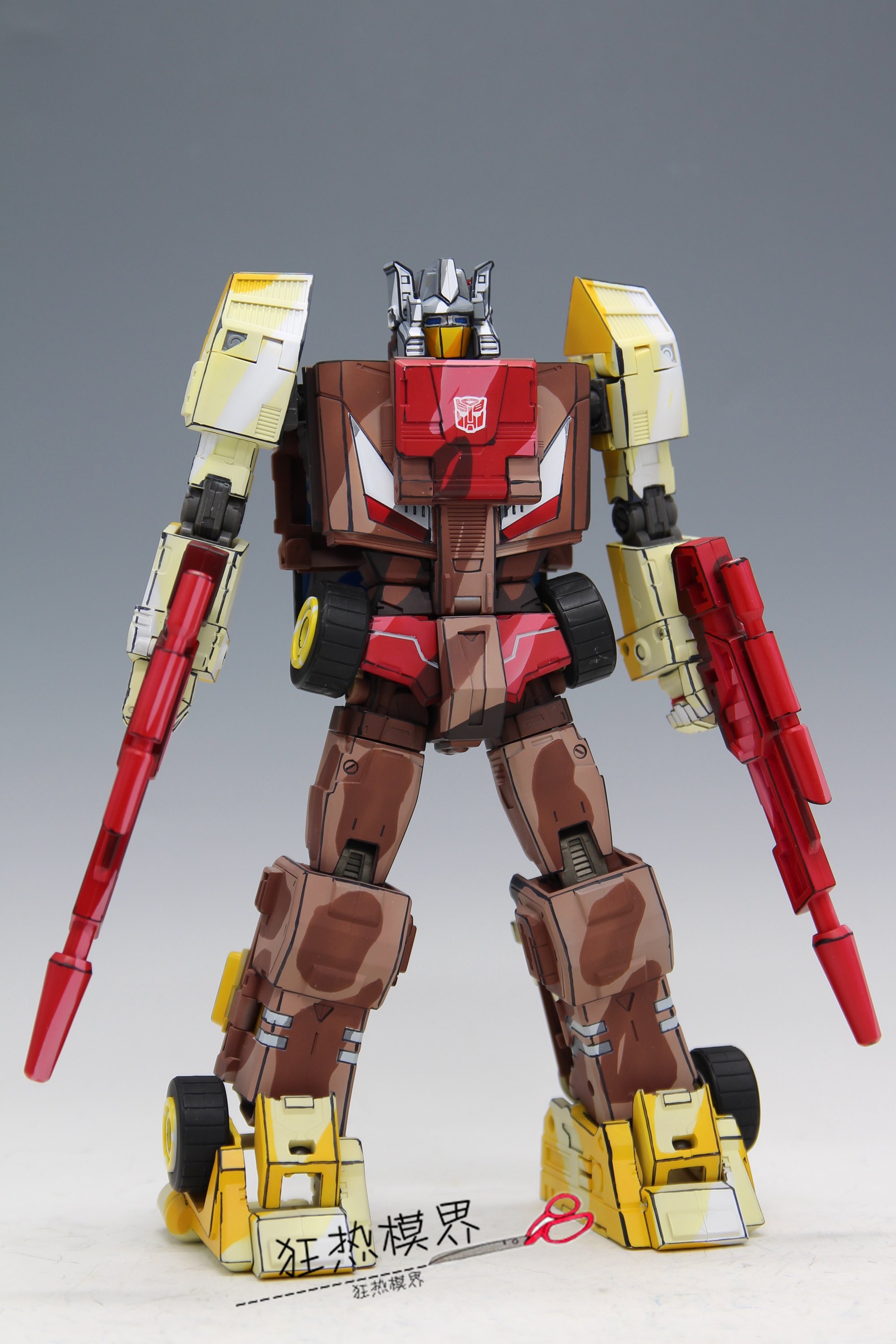 狂热模界 二次元 g1配色 头领战士 变形金刚郭文 重涂 动漫色