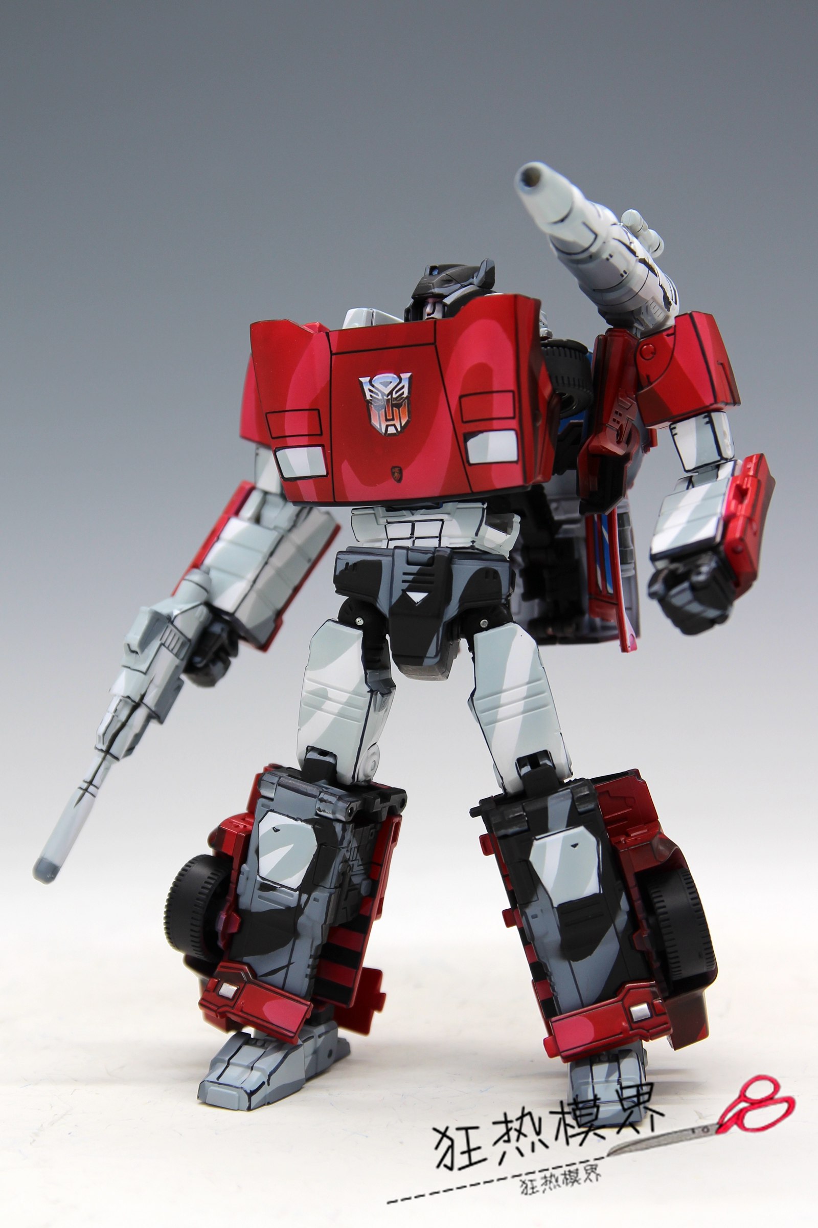 狂热模界变形金刚二次元 漫画色 g1配色 mp12横炮 重涂 代工成品