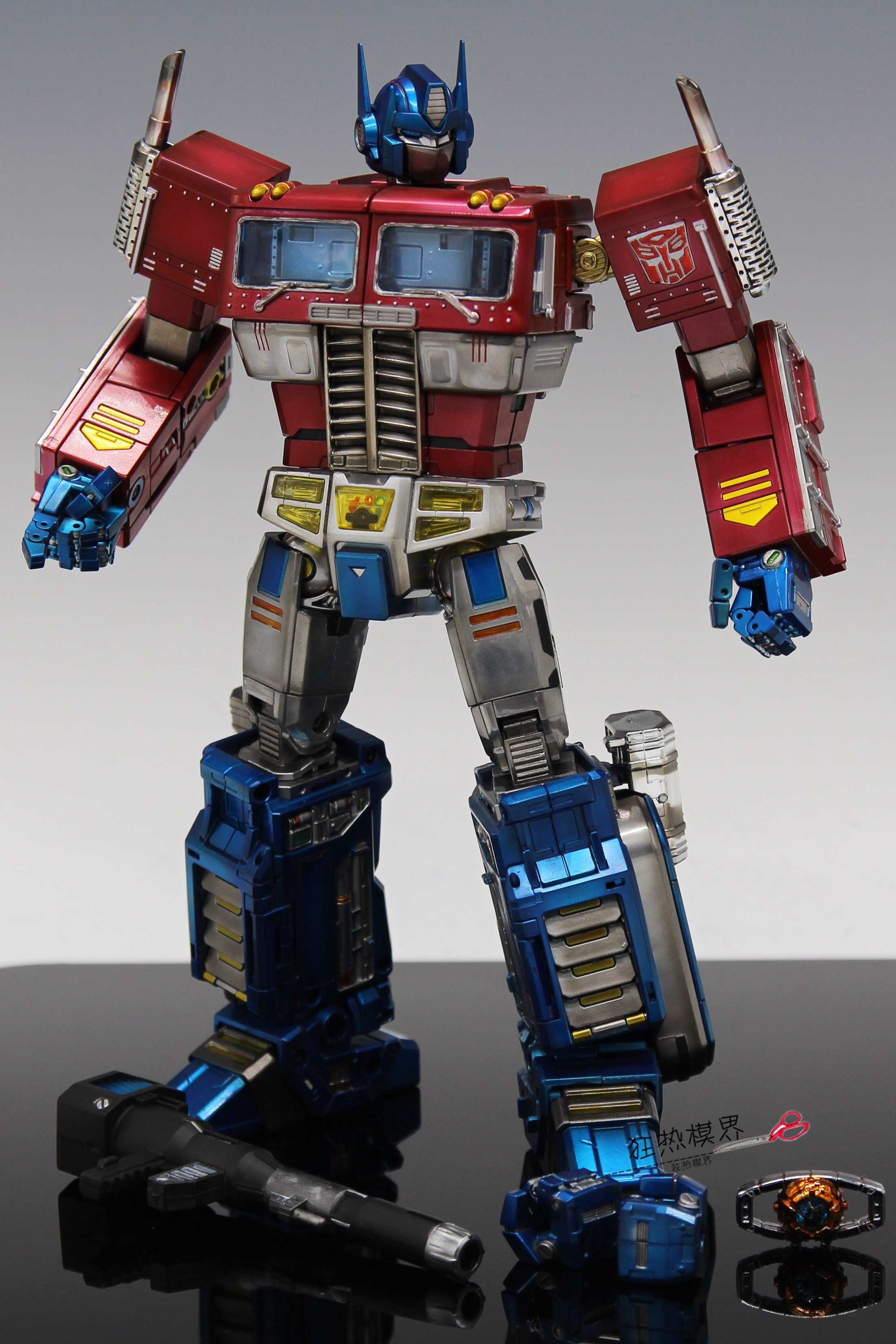 狂热模界 变形金刚 mp10 3c 日版 重涂 金属色写实风 重涂代工