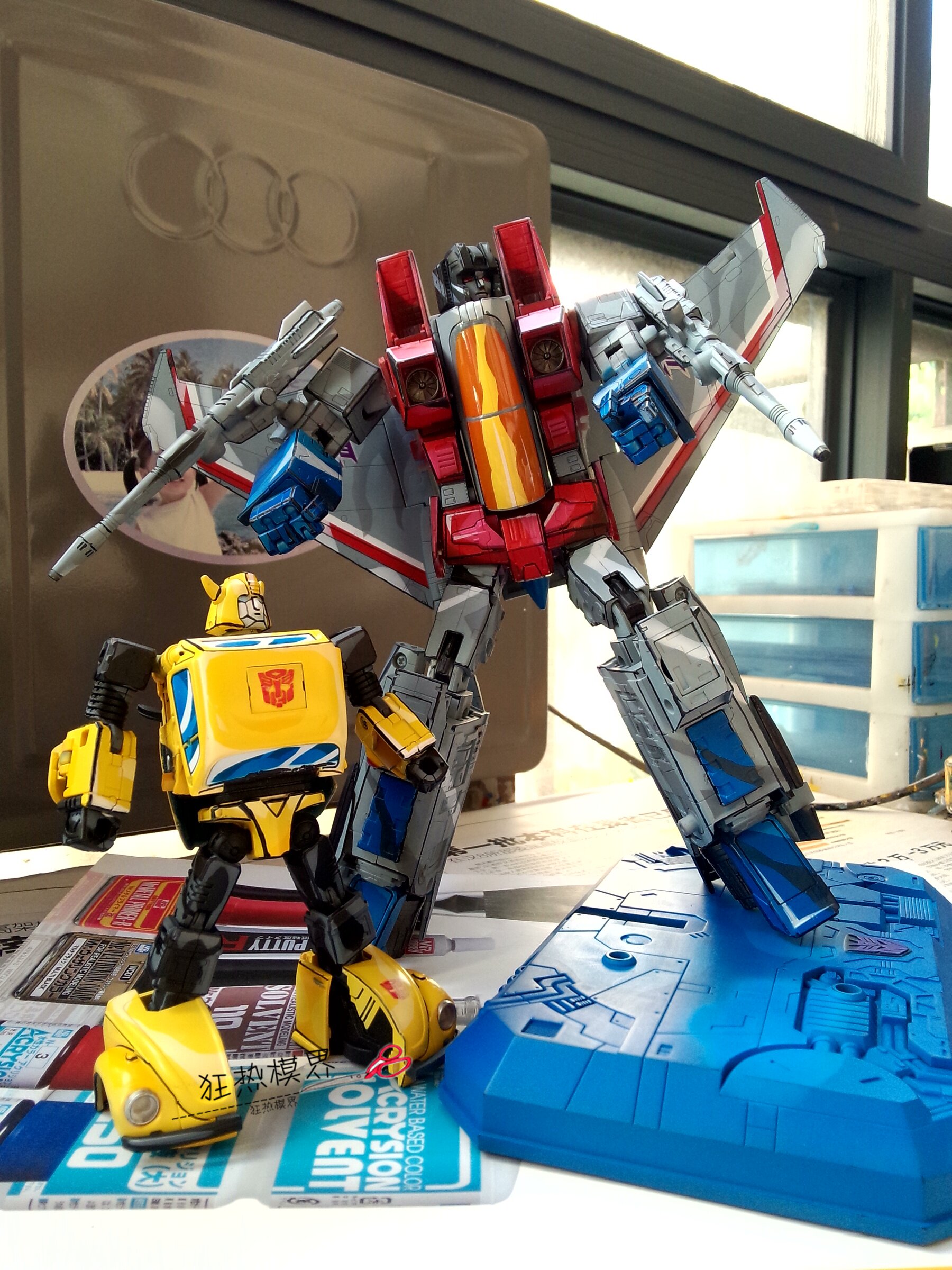 狂热模界 变形金刚 二次元 g1重涂  杰作07 mp11 红蜘蛛