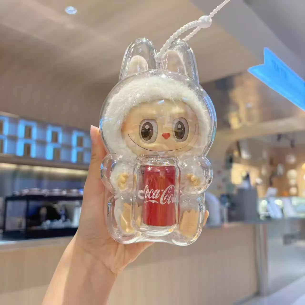 labubu可口可乐系列保护壳玩偶防尘壳保护套娃衣穿搭服饰衣服收纳