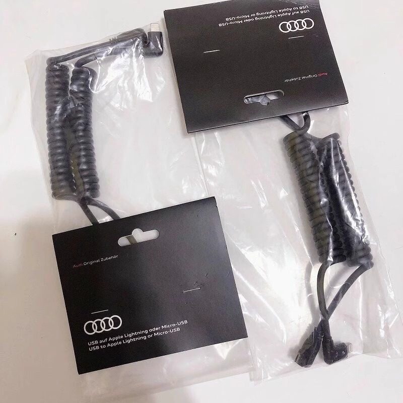 奥迪大众A4LA6LQ3Q5L原厂Carplay数据线苹果华为车载充电线投屏线