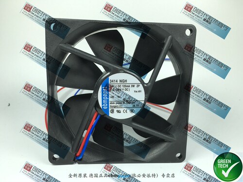 全新原装德国Ebm-papst风扇专售TYP 3414NGH 9025 24V 质保5年