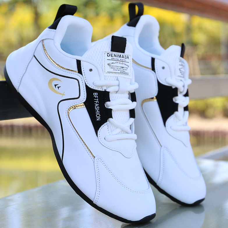 男鞋新款春秋季休闲高档运动休闲鞋防滑耐磨男士旅游鞋皮面防水鞋,流行男鞋,时尚休闲鞋,淘宝优惠券,粉丝福利购,淘宝优惠卷