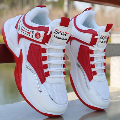 男鞋新款春夏季高帮板鞋男透气网