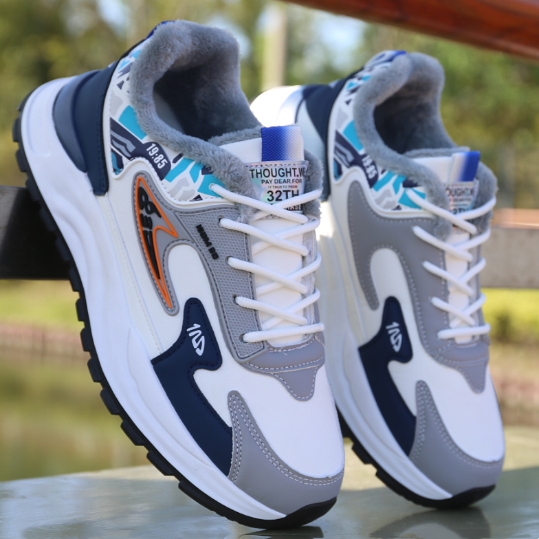 冬季棉鞋男休闲百搭老爹鞋