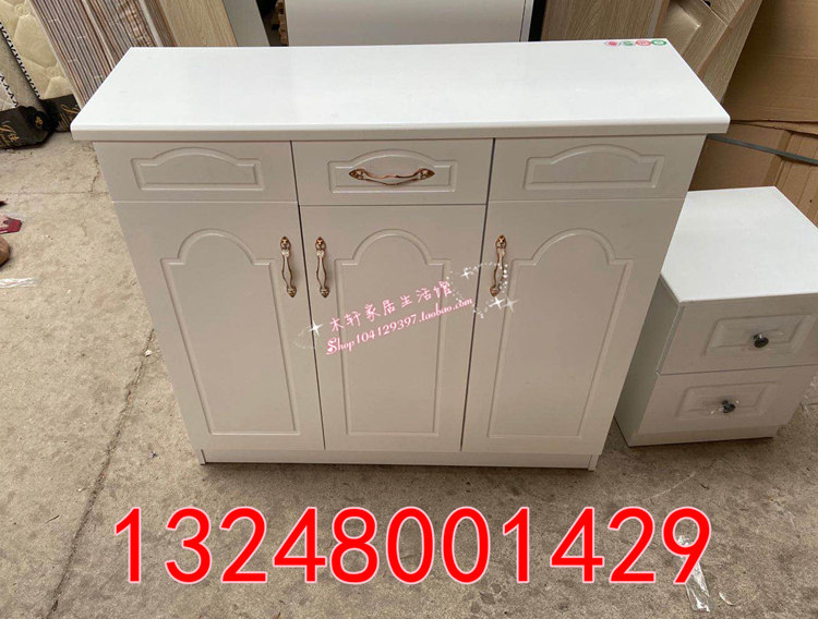 特价简约时尚烤漆板式鞋柜 鞋箱 储物柜 玄关柜 三开门鞋柜 柜子