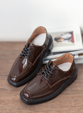 三四分bjd 普叔 3分大叔 SD娃娃方头皮鞋 鞋子西装鞋 娃鞋1/4 1/3