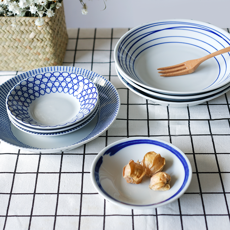 碟子菜盘亨利餐盘减肥餐盘子网红摆盘日用单个陶瓷微波炉专用盘