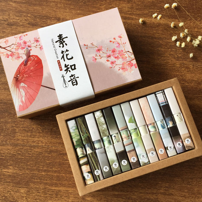 古风清新自然节日套装礼盒香水