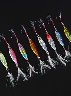 万亚岸抛慢摇小铁板假饵渔具路亚金属饵铅鱼饵7g10g15g20g30g