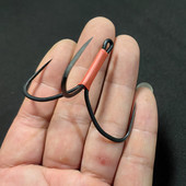 锚鱼鱼钩锚钩大钩子渔具垂钓鲢鳙鲤鱼池塘鱼钩垂钓钓鱼刀锋破鳞钩