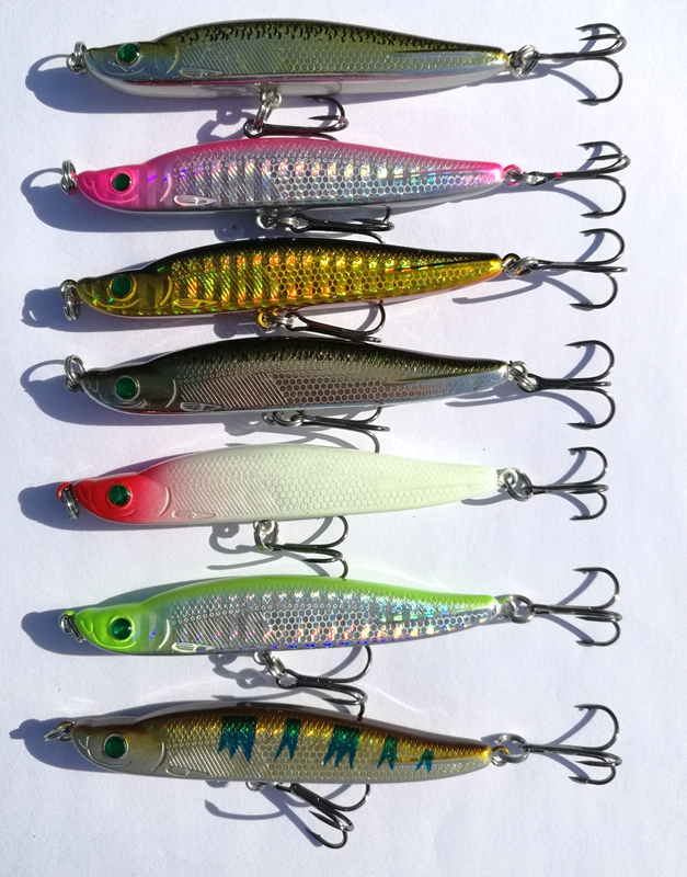 超远投仿生鱼钩翘嘴路亚饵