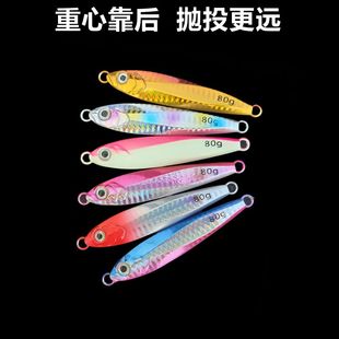 鲅鱼铁板铅鱼小杰克海钓岸抛铁板假饵路亚饵钩跨境海钓翘嘴饵鲈鱼