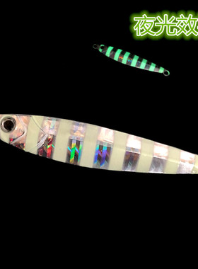 万亚岸抛小铁板假饵鱼钩渔具路亚铅鱼10g15g20g25g30g40g60g