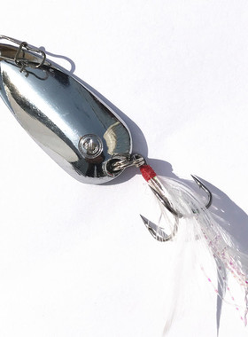 万亚1代翘嘴蝉勺型亮片假饵斜切路亚亮片【5g 10g15g无钩】