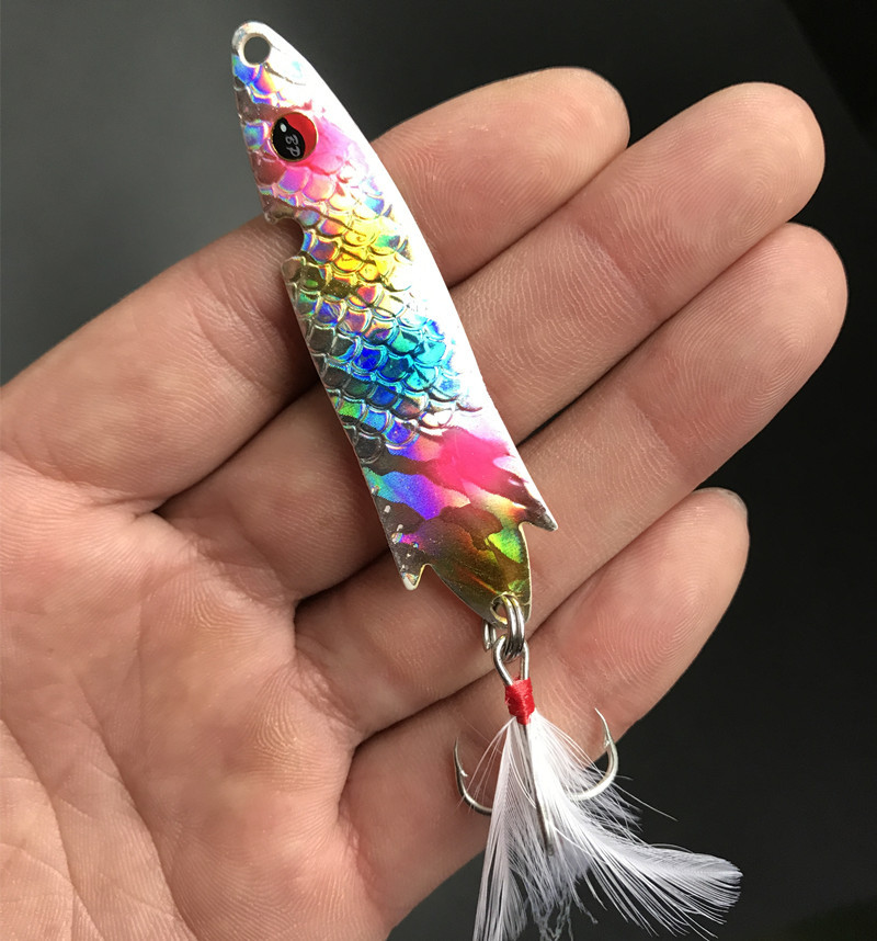 万亚鱼形亮片渔具仿生饵