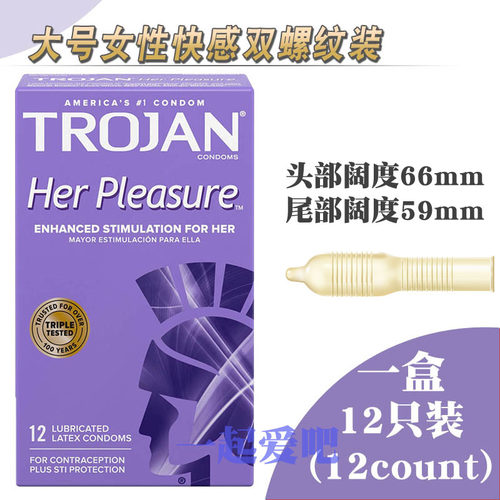 65mm大号螺纹女士快感避孕套