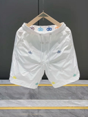 新款 五分裤 轻奢时尚 2025夏季 百搭休闲短裤 男刺绣字母设计男士 男裤