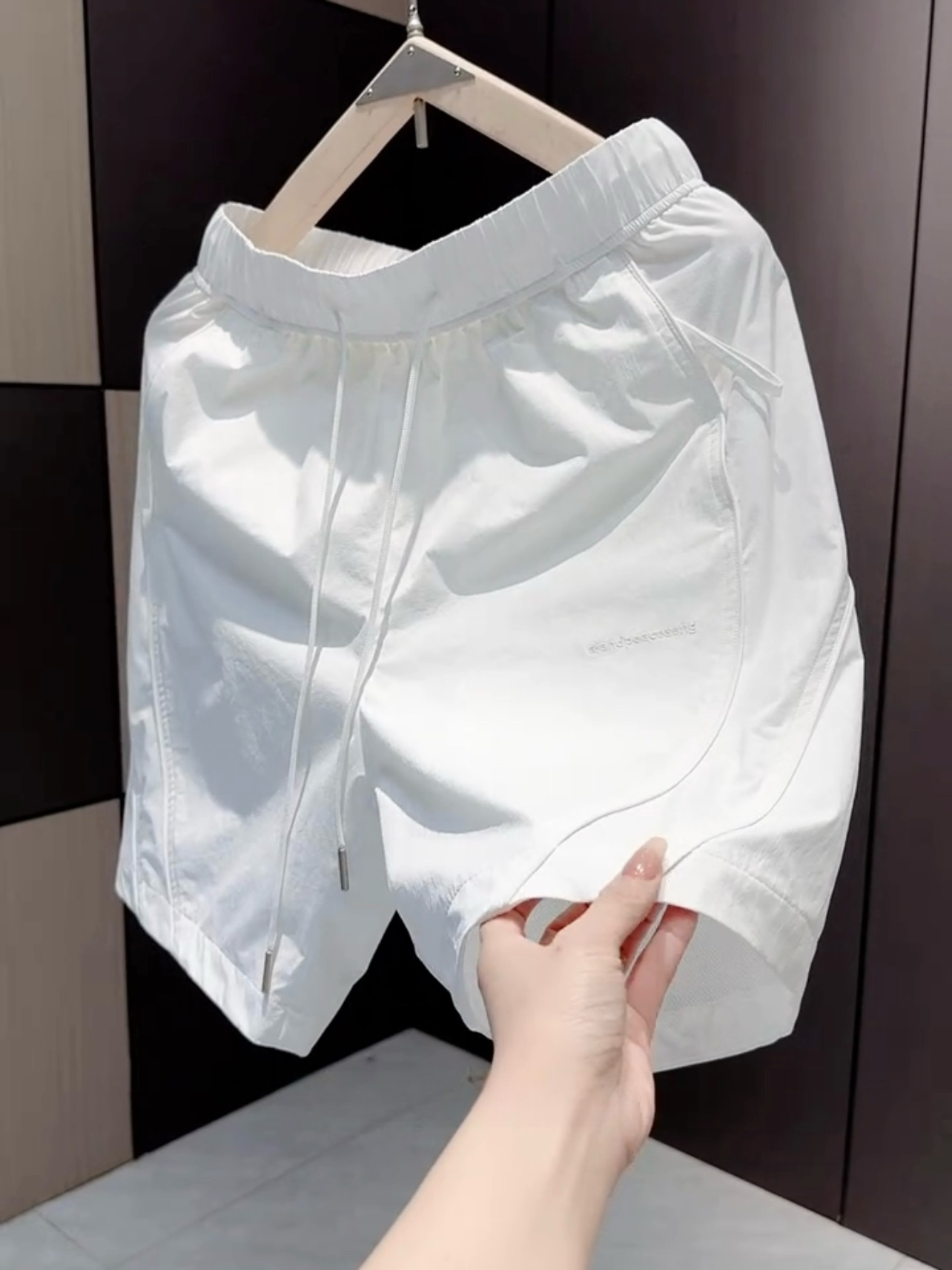 夏季爆款美式短裤男士宽松休闲运动裤子男户外速干薄款百搭五分裤