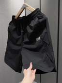 宽松五分裤 凉感舒适高品质潮牌冰丝速干运动休闲短裤 薄款 夏季 男士