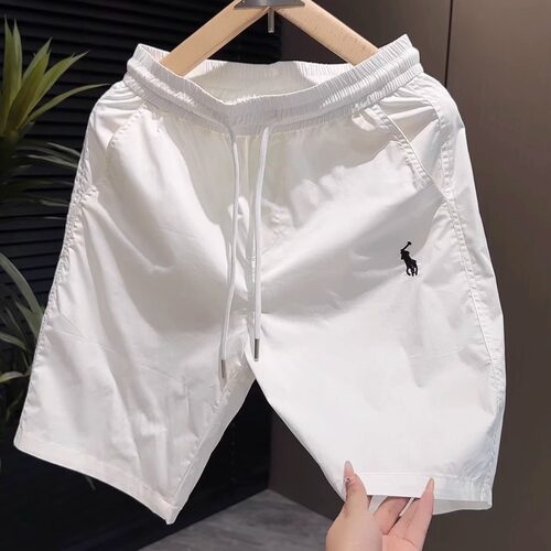 白色休闲短裤男夏季外穿