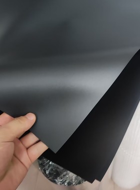 黑色PC片材 阻燃防火耐高温隔热麦拉片 电子绝缘垫片 0.1-2.0Mm