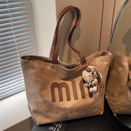 高级感大容量托特包大学生上课包