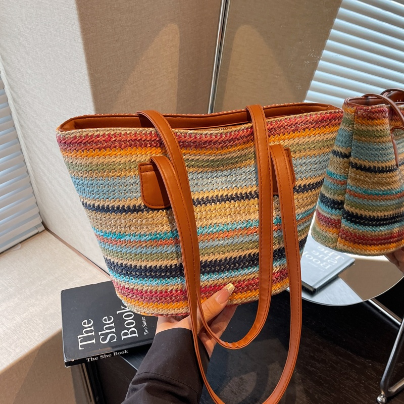 海边度假沙滩菜篮子大容量托特包