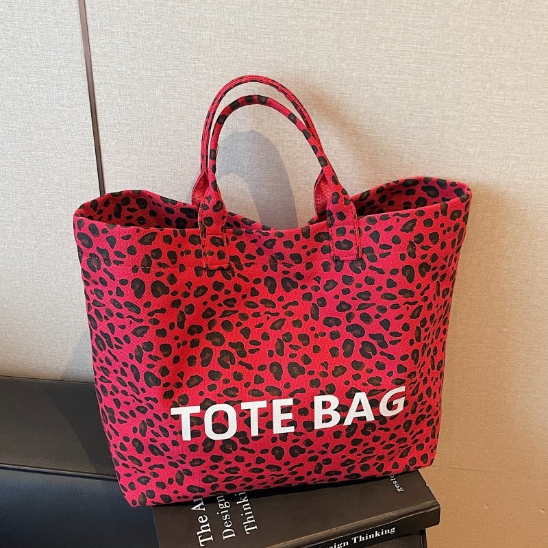 冬季豹纹帆布包包女大容量妈咪通勤手提袋时尚百搭外出手拎托特包,箱包皮具/热销女包/男包,托特包,淘宝优惠券,粉丝福利购,淘宝优惠卷