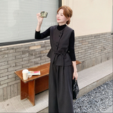 ，阔腿裤三件套T311P205控308，女装套装/套裙，2C182
