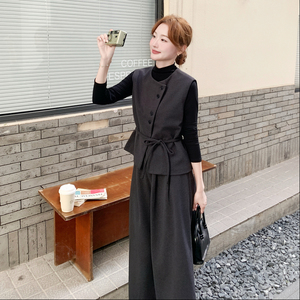 ，阔腿裤三件套 T311P205控308图片
