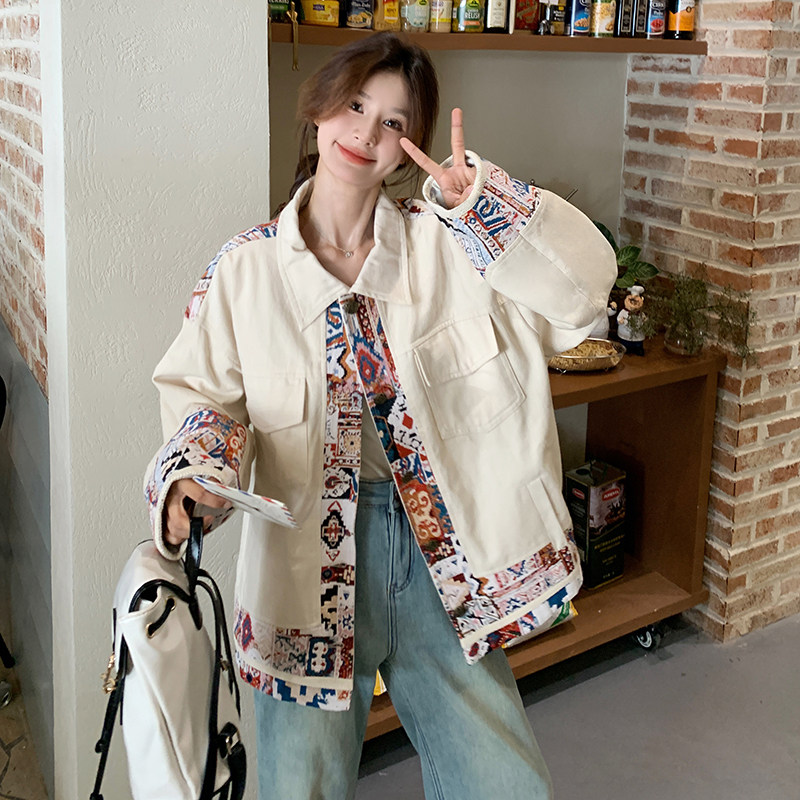 超低退货率数据好拼色外套9393P145控208有买家秀,女装短外套,2C182