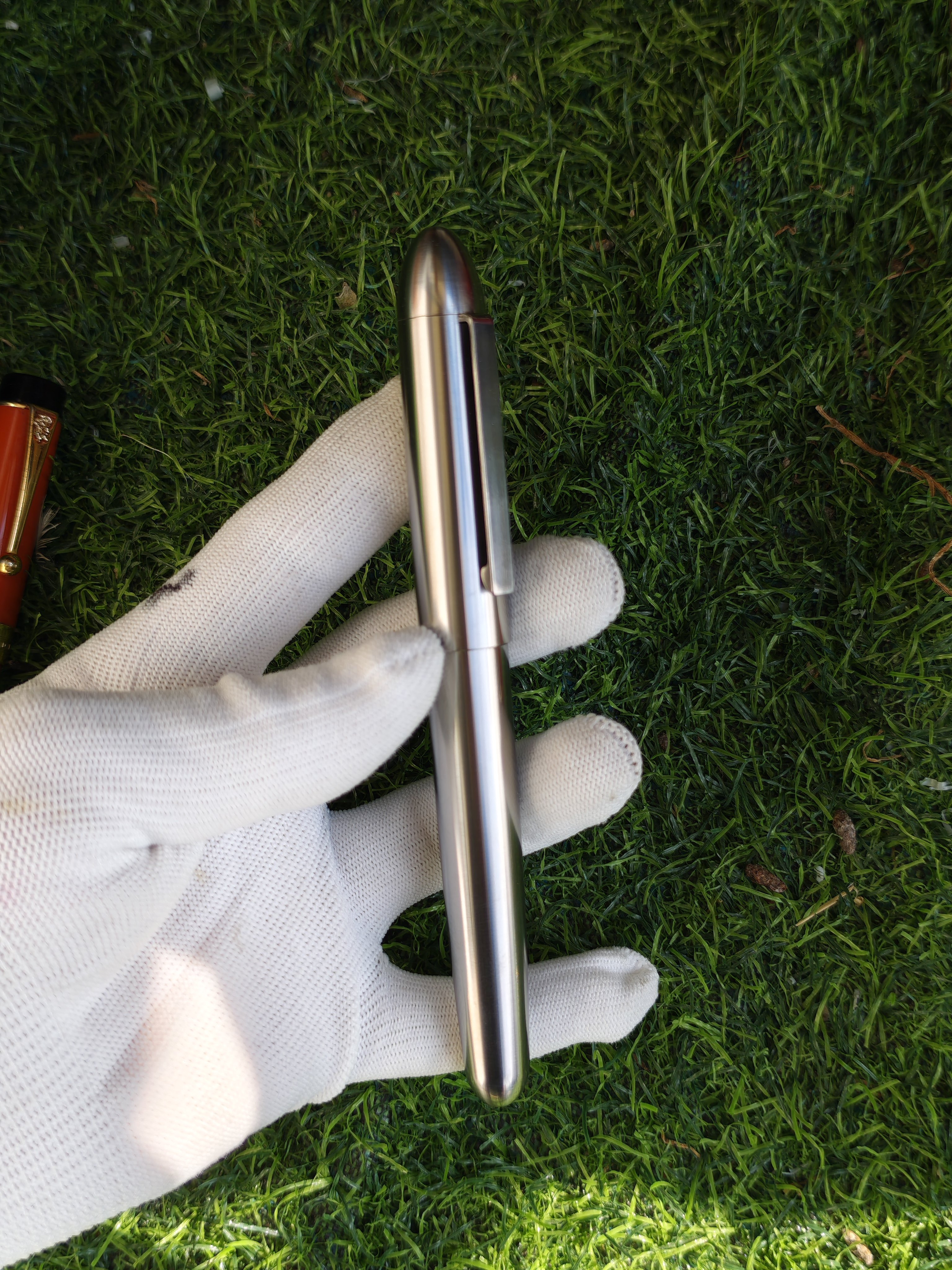 钛合金新品君来930笔杆自制大型鱼雷钢笔40mm大尖50号大容吸墨器