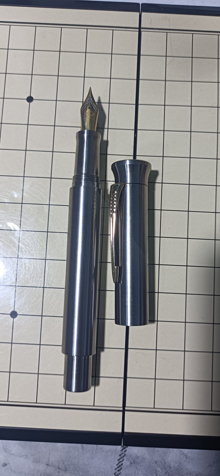 爱玩钛合金钢笔皇冠施密特6写乐