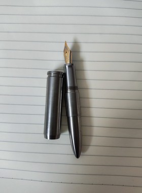 钛爱玩笔钛合金子弹头钢笔中性笔bock6 鱼雷豆腐jowo 施密特德国