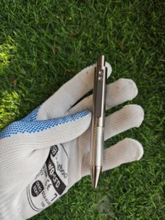 全金属钛合金超短口袋笔直径11.9按动笔芯g5g2-5g2果汁v5lrn5jj15