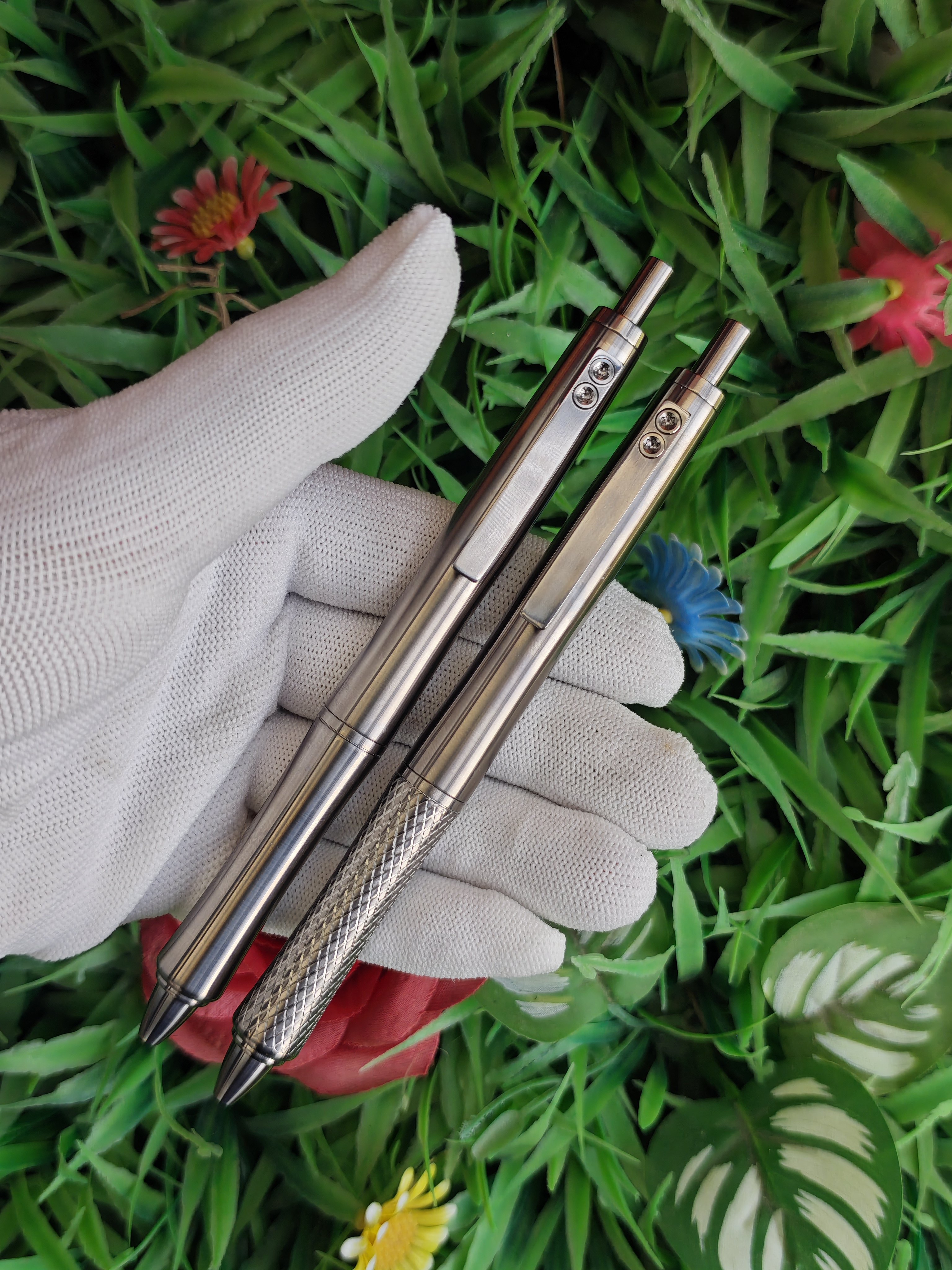 新款全金属钛合金细笔妃百乐Dr.Grip用g5等笔芯k6比原版长和细1.5
