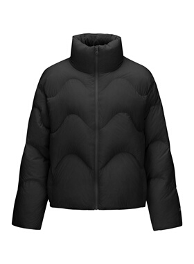 Skechers斯凯奇2025新款女士秋冬宽松梭织短款羽绒外套L425W084