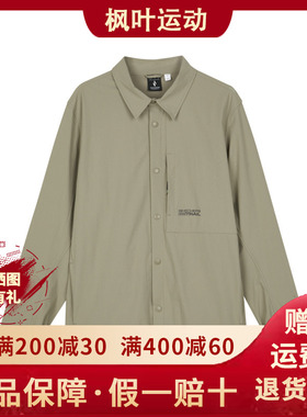 Skechers斯凯奇男子翻领长袖运动休闲衬衫梭织舒适外套L124M050